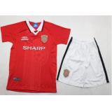Manchester United 1a Equipación UCL Final 98/99 - NIÑOS